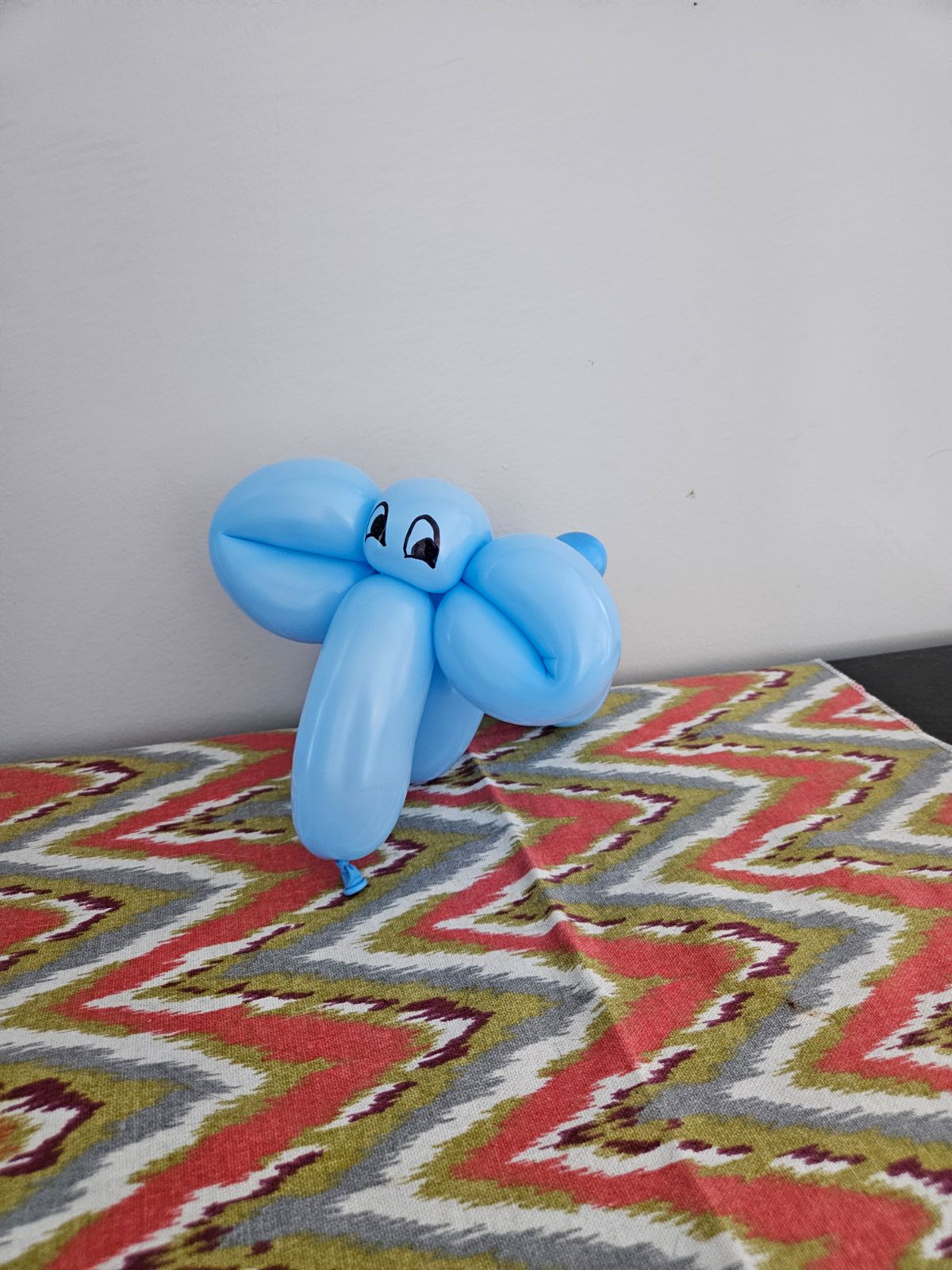 Blue balloon elephant